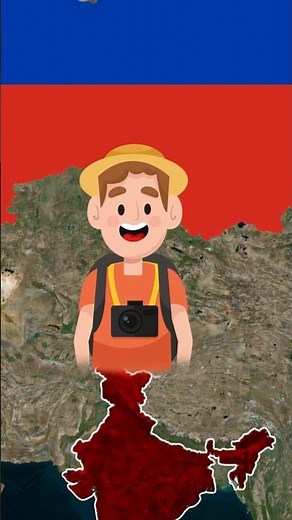 India Se Russia Tak Duri 🇮🇳.#shorts #facts