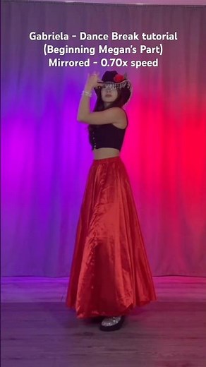 Gabriela Dance Break Tutorial (Megan’s Part) #gabriela #dancebreak #manon #lara #megan #katseye