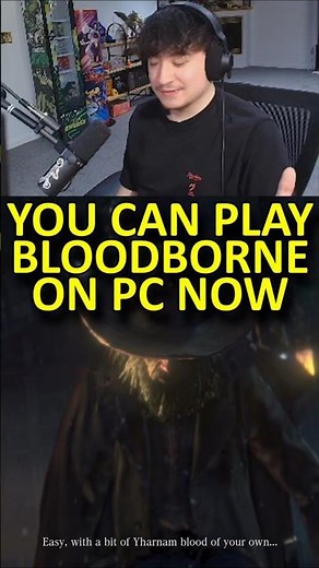 Bloodborne is finally on PC #eldenring #bloodborne #gaming