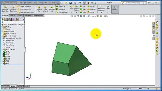 57. SolidWorks 讲座教程 57：包覆（Wrap）