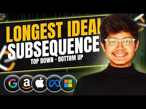 2370. Longest Ideal Subsequence | 0/1 knapsack | DP | Top Down | Bottom Up