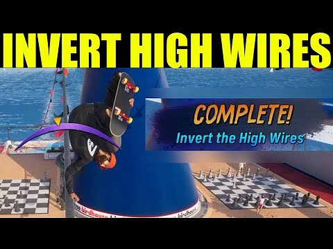 THPS3 - How to "Invert high wires" Cruise Ship Goals | Tony Hawk Pro Skater 3+4 remake