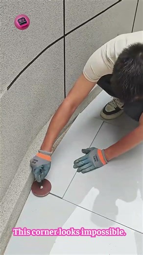 Perfect Tile Cut Challenge — When Only an Arched Corner Remains