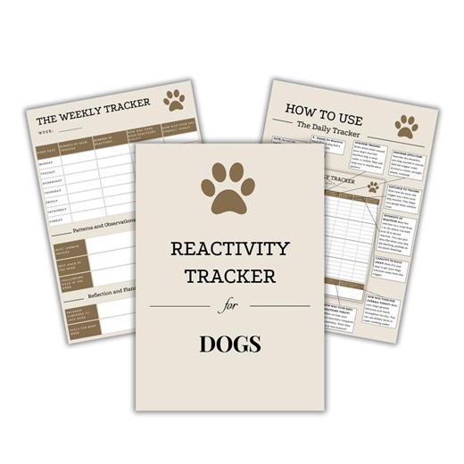 Dog Reactivity Tracker: Printable Daily & Weekly Log (PDF Download - Etsy