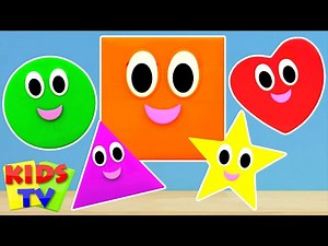 Learn Shapes with Fun Song & Cartoon Video