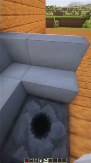 Minecraft Working Bathtub 🛁 #minecraft #shorts