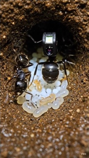 Micro Camera on an Ant – Exploring the Hidden Underground World