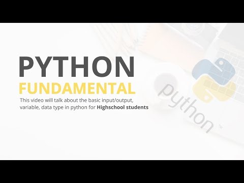 Python Fundamental for High school Students as Khmer Lang