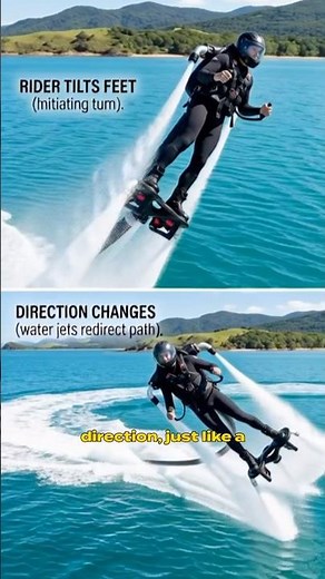 How a Water Jet Pack Lifts You Into the Air #engineering