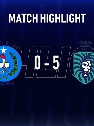 Match Highlight, Myanmar National League 2025-26, Week - 15, I.S.P.E FC 0 - 5 YANGON UNITED FC #football #pyoneplaysports #MNL #MyanmarFootball #Today #ReadersChannel #sports #Week #MyanmarFootballPlayer