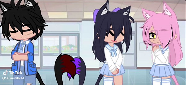 Aaron x Aphmau #sohappy #aphmau #aaron #gacha #club #gachaclub #fyp #foryou #foryoupage💜❤️ #gaca❤️💜