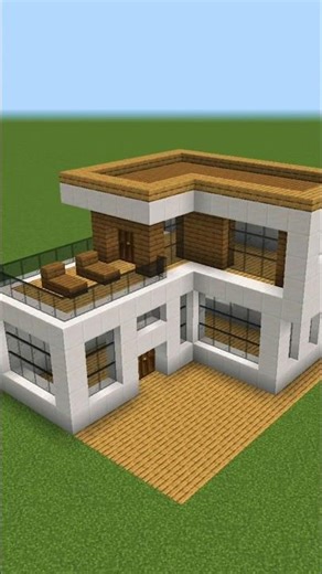Bolt a Modern House in Minecraft||#minecraft #minecraftsurvival