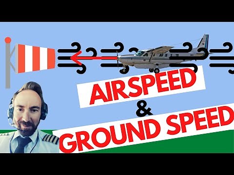 AIRSPEED EXPLAINED EASY - [Difference between Airspeed and Ground Speed, easy to understand]
