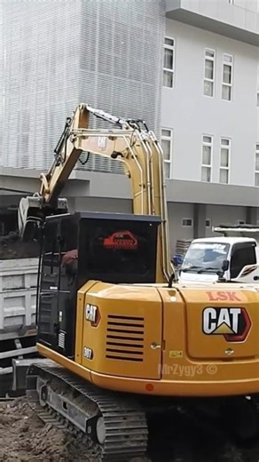 ULTIMATE Dirt Moving CAT 307E Excavator Truck in ACTION! #shorts #excavator #trucks #construction