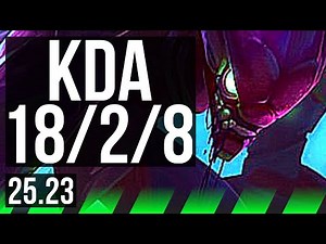 KHA'ZIX vs MASTER YI (JGL) | 18/2/8 | TR Challenger | 25.23