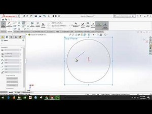SolidWorks Example 4.1 - Creating the Free-form Torus