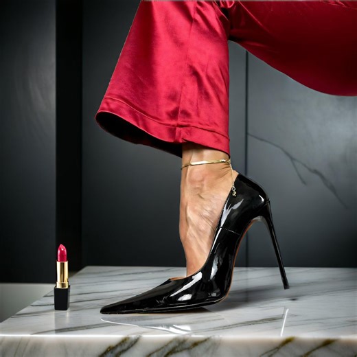 1969 Made in Italy High Heels Iconic Z E27 Pointy Patent Leather Pumps Black 35 - 45 - Etsy