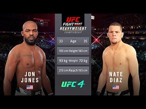Jon Jones vs Nate Diaz Full Fight - UFC Fight Of The Night