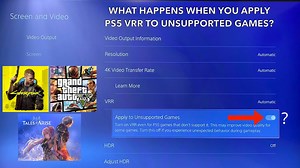 Unsupported VRR Games with PS5 VRR tested | Cyberpunk 2077 | GTA V | Tales of Arise