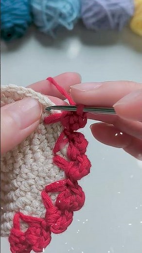 Crochet Heart Tutorial for Beginners Baby Blanket Edging Stitch Pattern #crochetideas #crochetedging