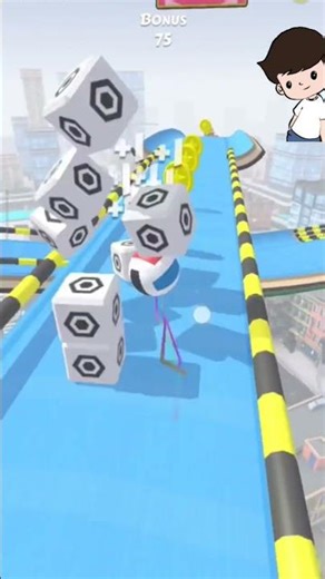 Action Ball Bonus Level 😱 All Coins Collected 💰 100% Perfect Run! #gamingshorts #gamechangerhaadi