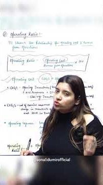 Operating Ratio Formula | Must Watch 🔥 Class 12 Accounting Ratios | CBSE 2025 - 26