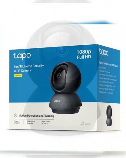 Tapo C201 360° 2MP 1080p Full HD Pan/Tilt Home Security Wi-Fi Smart Camera| Alexa Enabled| 2-Way ...