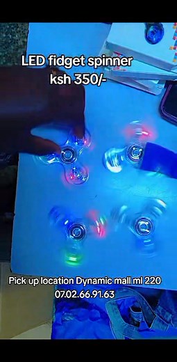 LED fidget spinner Ksh 350/- �0702669163 #fyp #fidgetspinner #ledfidgetspinner #reels | AMOR