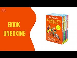 Famous Five Adventures Short Story 10 Book Box Set by Enid Blyton - Book Unboxing
