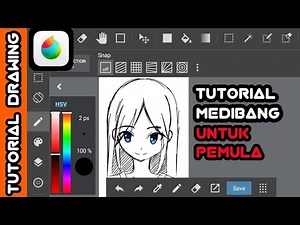 [ Tutorial medibang indonesia ] untuk pemula, fitur dan tools menggambar