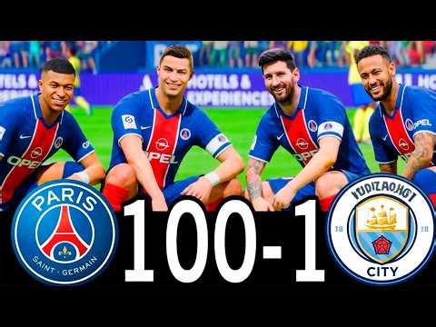 RONALDO, MESSI, LAMINE YAMAL, MBAPPE ALL BEST PLAYERS IN THE WORLD PLAYING TOGETHER | MESSALDO FC 26
