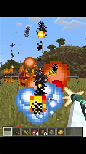 Magic portable hole in mc #minecraft #magic #mod #shorts