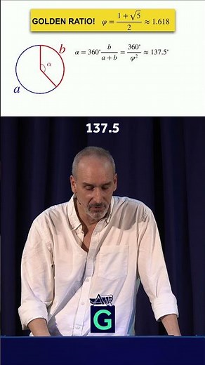 Unlock Nature's Secret: The Golden Angle Explained! #plants #mathematics #fibonacci #goldenratio