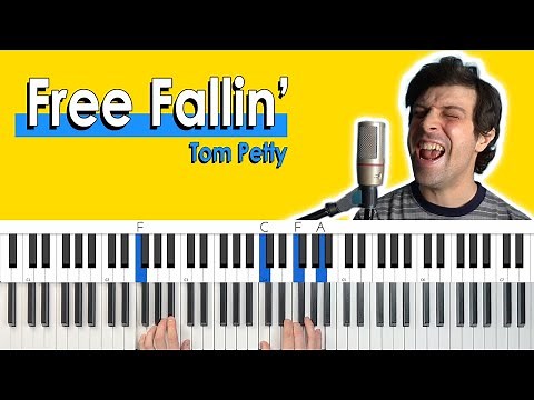 How To Play “Free Fallin'” by Tom Petty [Piano Tutorial + Chord Chart]
