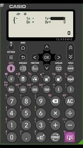 Cách giải hệ phương trình bằng máy tính CASIO FX 880 BTG