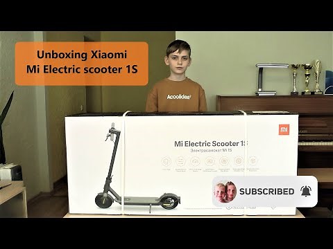 Xiaomi Mi 1S Electric Scooter unboxing