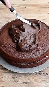 Chocolate Rum Cake with Chocolate Ganache Frosting