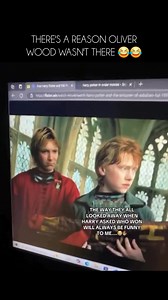 The Weasley twins in the books literally say Oliver is not there cause he is trying to drown himself in the shower 😂😂😂 | Harry Potter is life