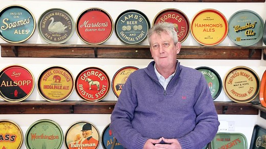Oakham man displays world's biggest collection of beer trays