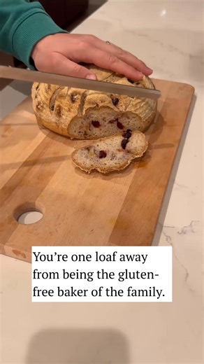 Most store-bought gluten-free bread is small, dry, and filled with ingredients you’d never use in your own kitchen. And if you need four slices just to make one decent sandwich… you’re basically paying double. When you bake your own gluten-free sourdough, you get to choose everything. Your flours. Your ingredients. Your intolerance-friendly swaps. And you end up with a full-size loaf that actually lasts more than a day, for a fraction of the cost. Inside my free Gluten-Free Sourdough Workshop, I
