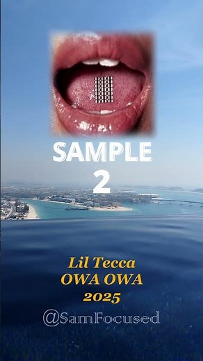 Lil Tecca OWA OWA Sample👅😛 #liltecca #owaowa #sample #samples #samfocused