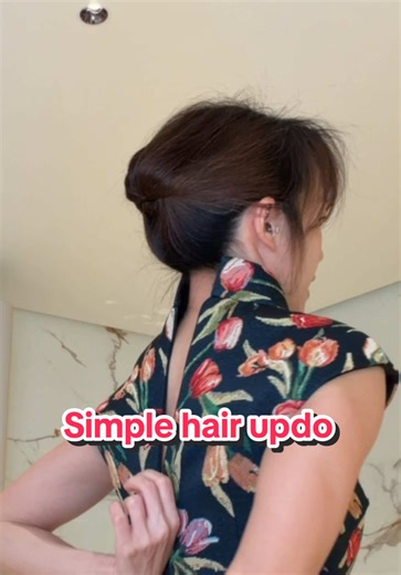 Creative Simple Hair Updo Tutorial for Thicker Hair