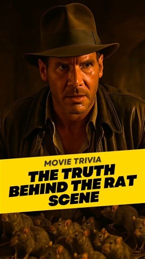 ScreenUnlocked on Instagram: "During the making of Indiana Jones and the Last Crusade, the production team had to breed 2,000 disease-free rats for the famous Venice catacomb scene. Ordinary rats couldn’t be used because of health and safety concerns, so every rat on-screen was specially raised just for the movie. #IndianaJones #IndianaJonesAndTheLastCrusade #HarrisonFord #StevenSpielberg #MovieTrivia #BehindTheScenes #FilmFacts #ScreenUnlocked"
