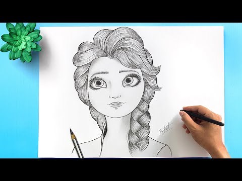 Elsa Drawing | How to Draw Elsa from Frozen 2
