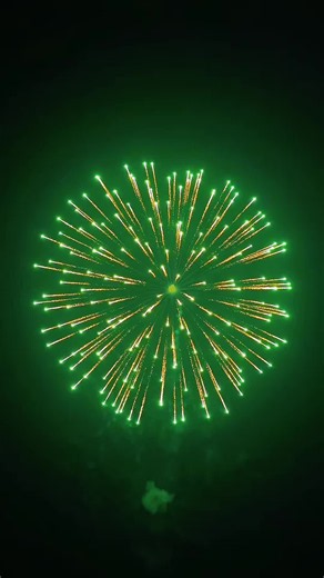 Green has never shined brighter. You’ll definitely watch this twice. #mutongfireworks #uk #fpy #fireworks #pyro