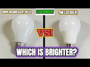 WHICH IS THE MORE EFFICIENT/BRIGHTER BULB?