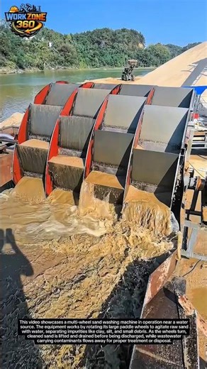 How Wheel Sand Washing Machines Work | Boosting Construction Productivity