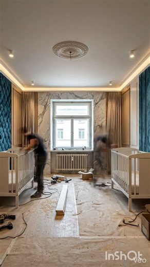 Luxury Twin Baby Nursery Renovation 👶👶 | Stunning Nursery Makeover Before & After