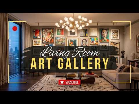 Art Gallery Living Room Interior Designs | Modern Luxury Home Inspiration 2026 #interiordesign