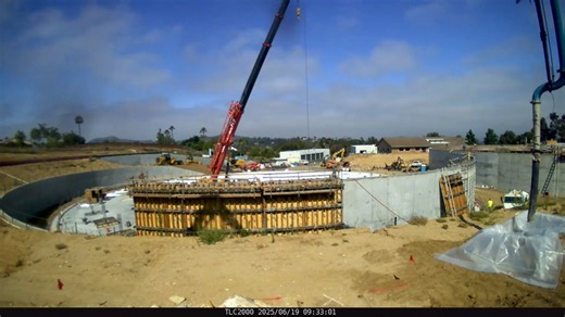 Progress continues on the Clearwell Replacement project with construction of the south tank floor and walls. Concrete work will continue over the coming weeks with placement of the remaining walls and columns along with roof sections. Replacing the Clearwell, originally constructed in 1964, is the second phase of the Water Infrastructure Improvement Program (poway.org/water-projects). This program is the largest capital improvement program in the city’s history. The improvements to Poway’s water